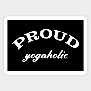 Proud yogaholic Sticker